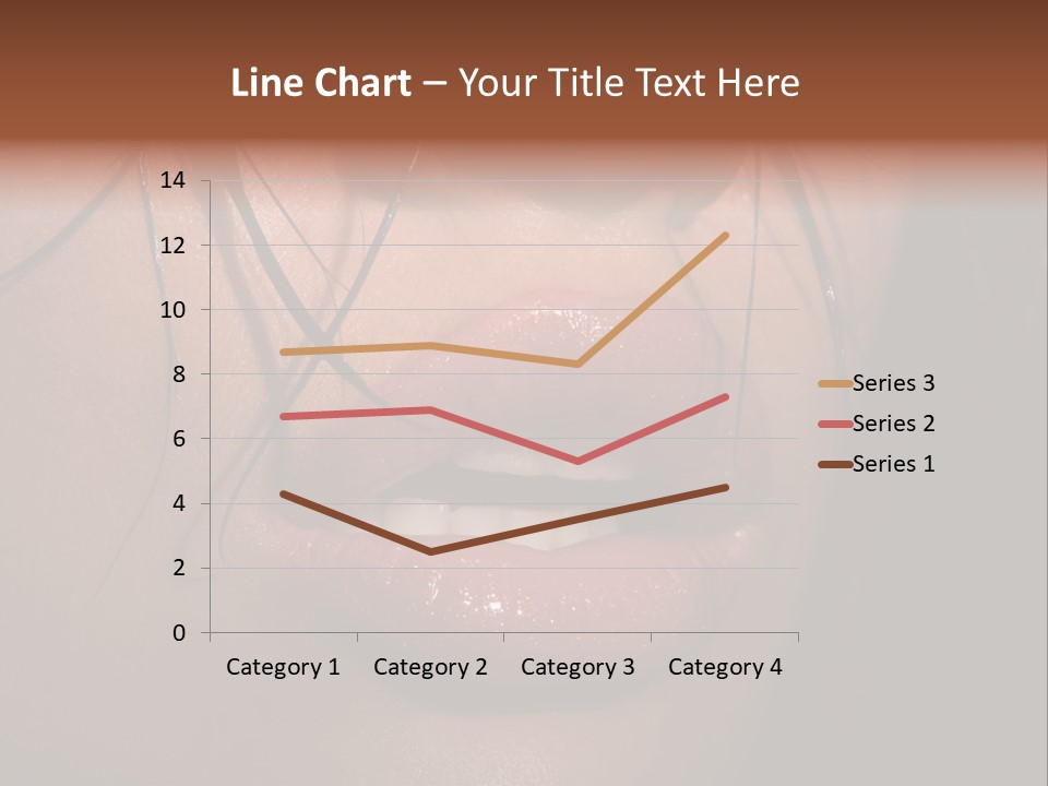 Woman Lips PowerPoint Template