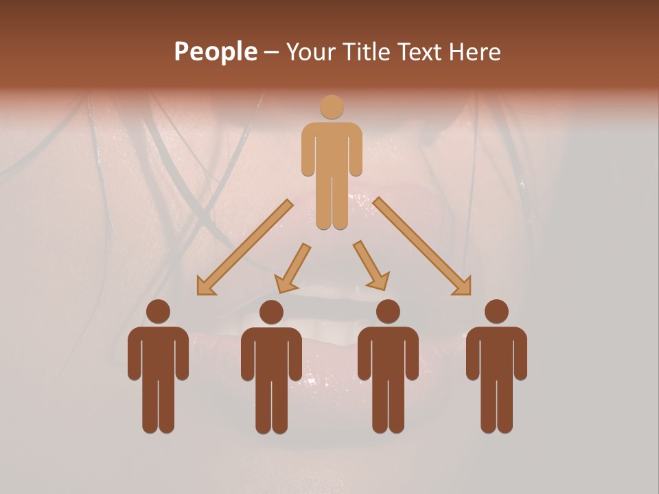 Woman Lips PowerPoint Template