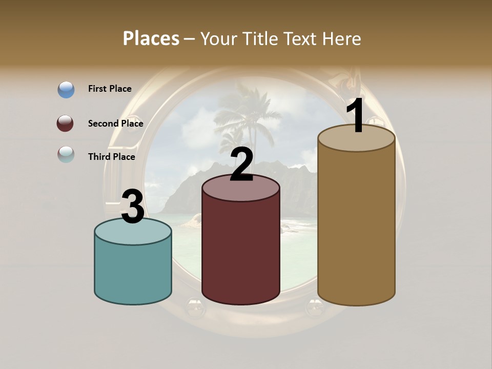 Cruise Ship Porthole PowerPoint Template