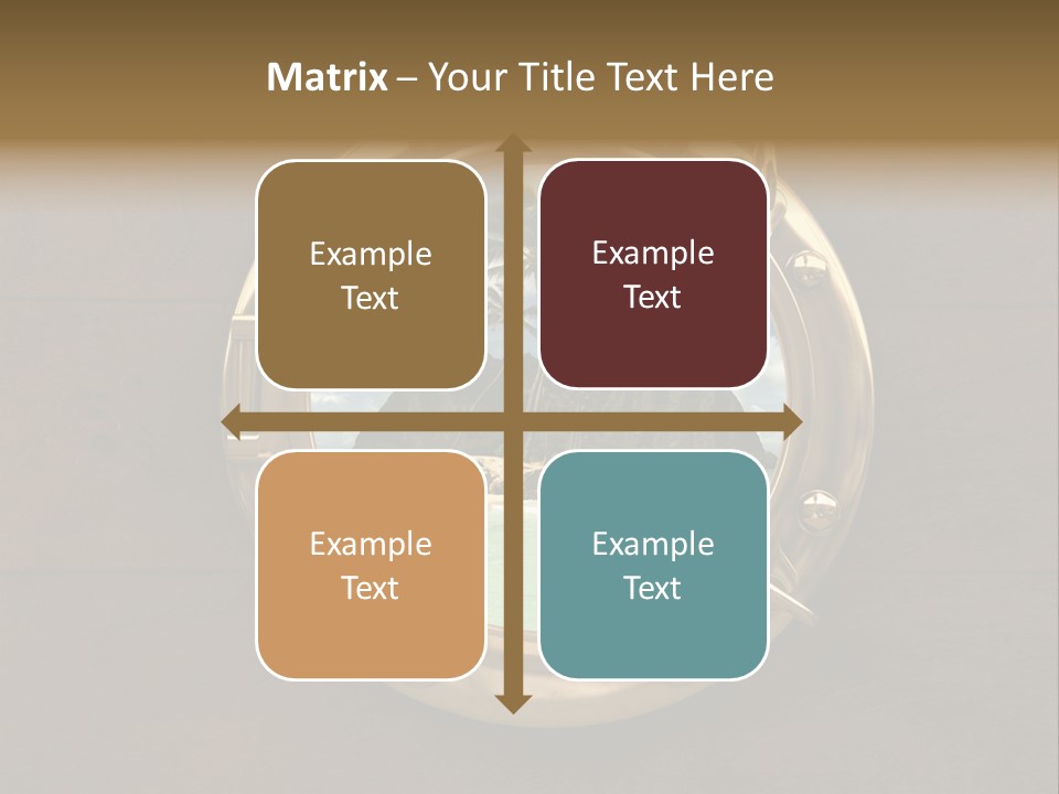 Cruise Ship Porthole PowerPoint Template