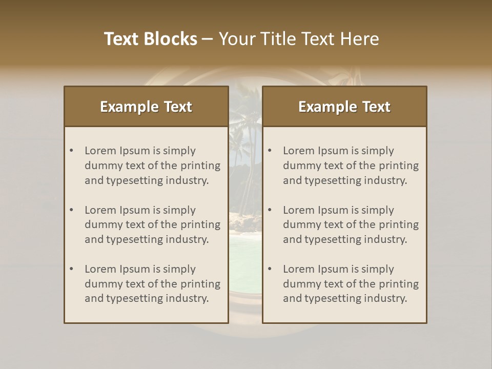 Cruise Ship Porthole PowerPoint Template
