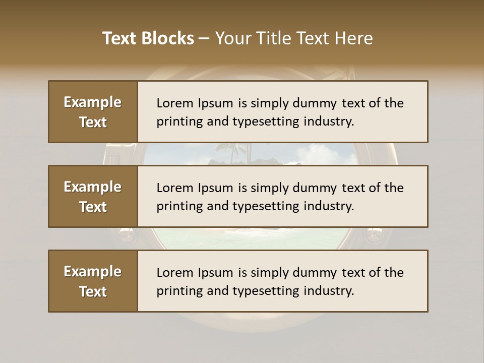 Cruise Ship Porthole PowerPoint Template