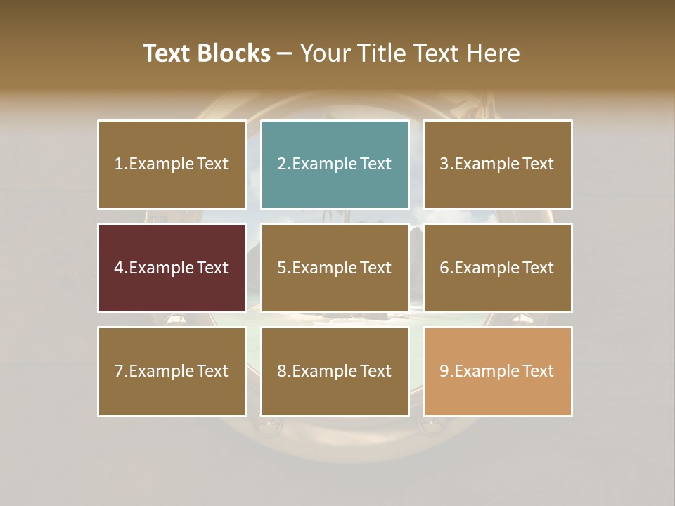 Cruise Ship Porthole PowerPoint Template