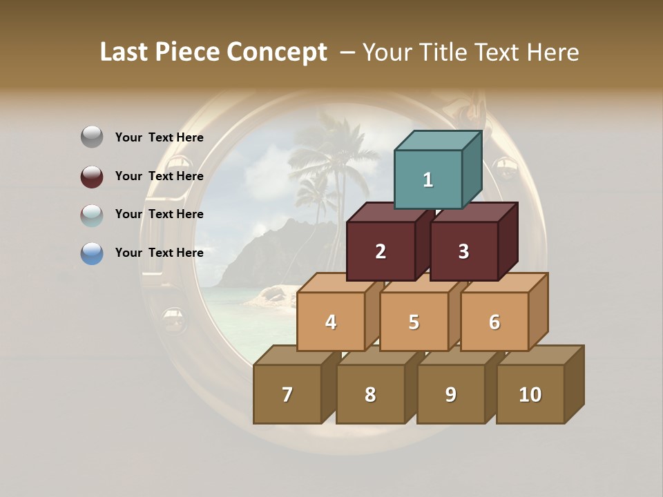 Cruise Ship Porthole PowerPoint Template