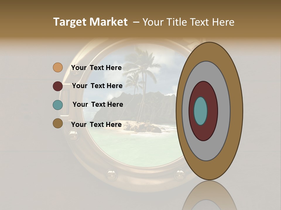 Cruise Ship Porthole PowerPoint Template