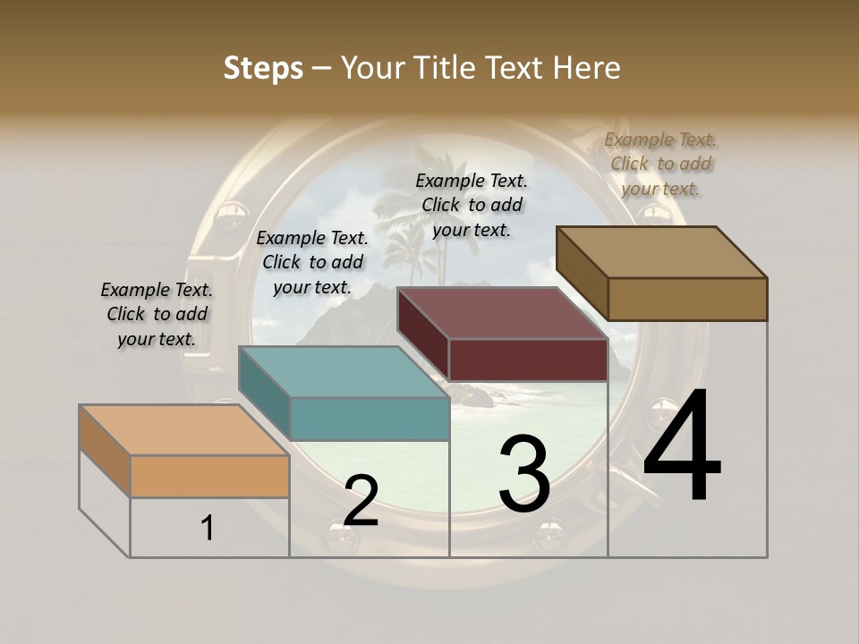 Cruise Ship Porthole PowerPoint Template
