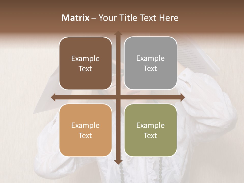 Office Arms Manager PowerPoint Template