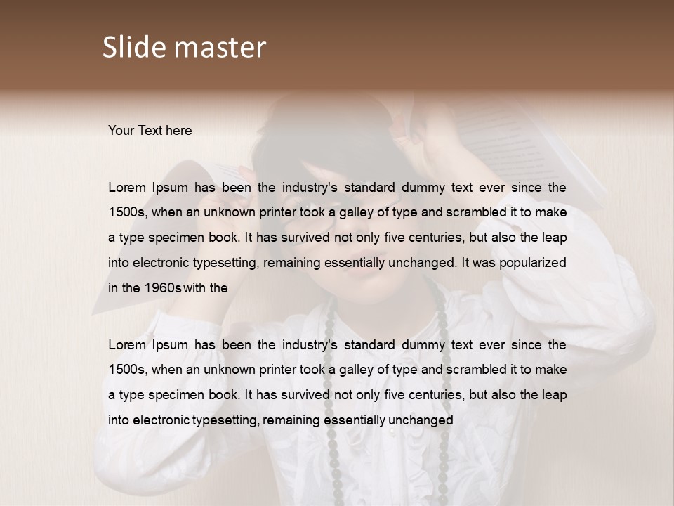 Office Arms Manager PowerPoint Template
