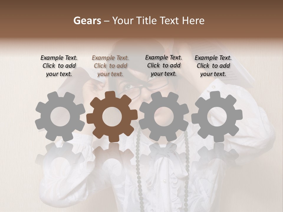 Office Arms Manager PowerPoint Template