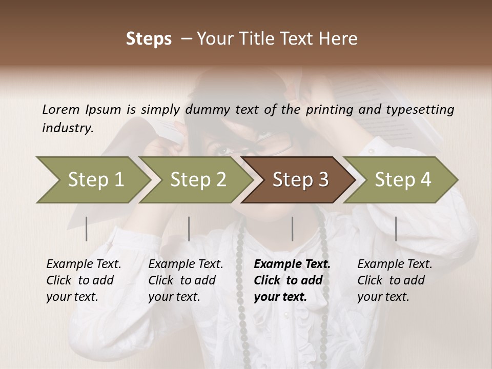 Office Arms Manager PowerPoint Template
