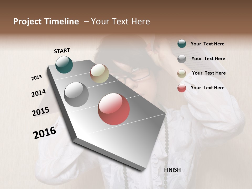 Office Arms Manager PowerPoint Template