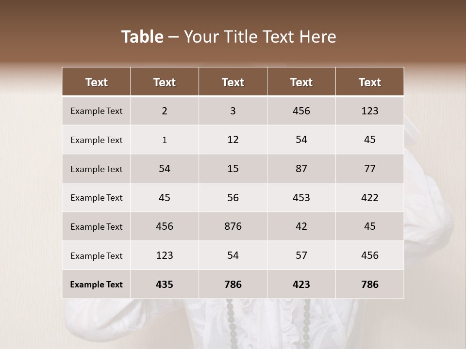 Office Arms Manager PowerPoint Template