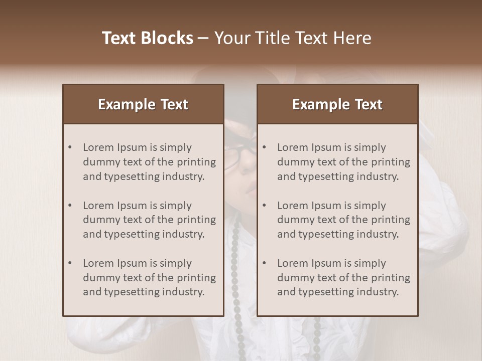 Office Arms Manager PowerPoint Template