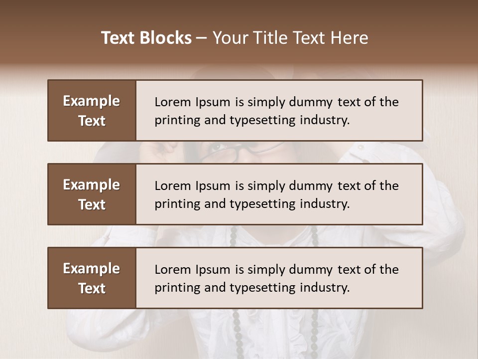 Office Arms Manager PowerPoint Template