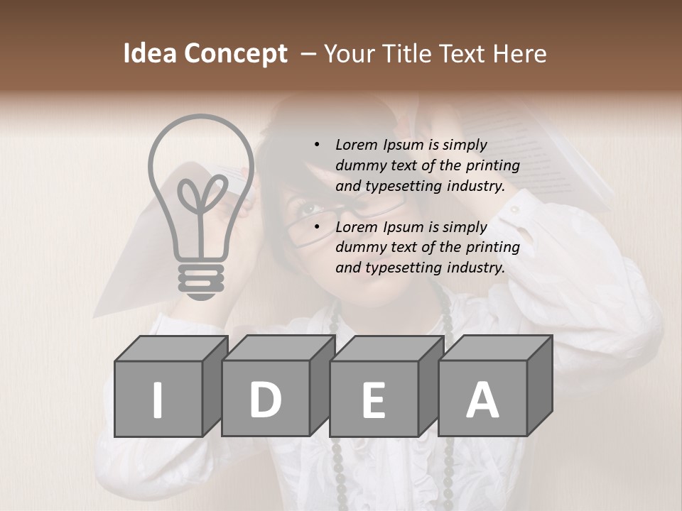 Office Arms Manager PowerPoint Template