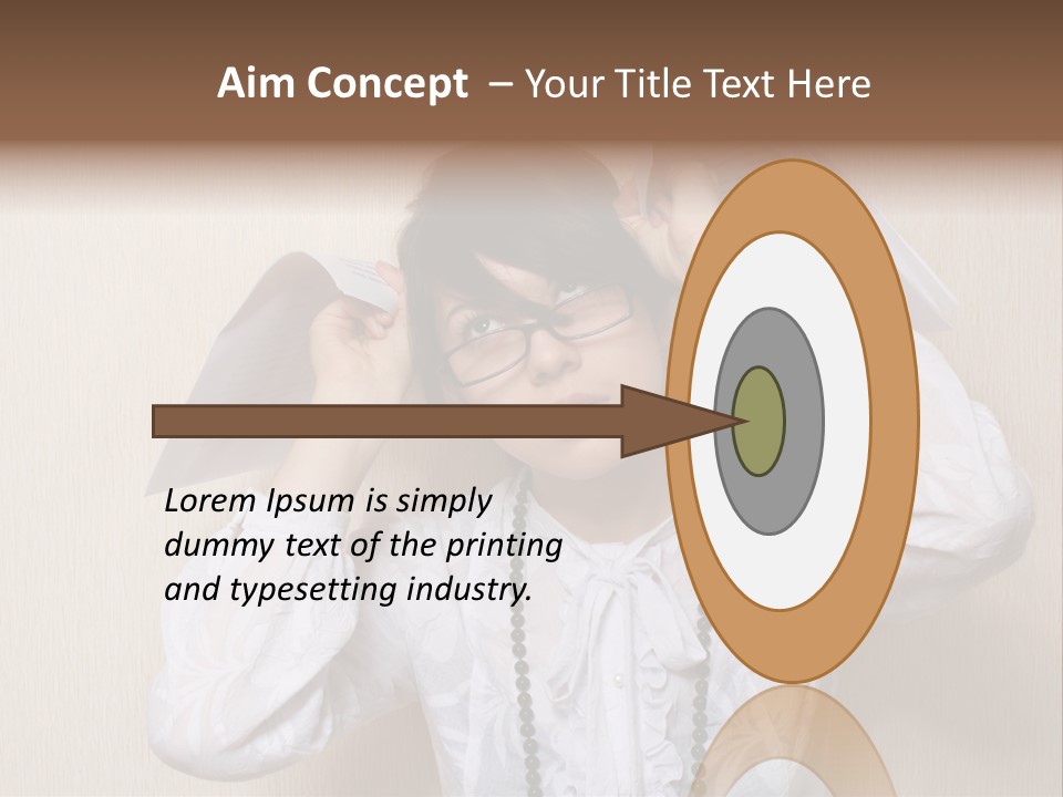 Office Arms Manager PowerPoint Template