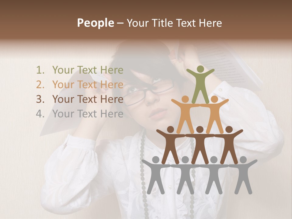 Office Arms Manager PowerPoint Template