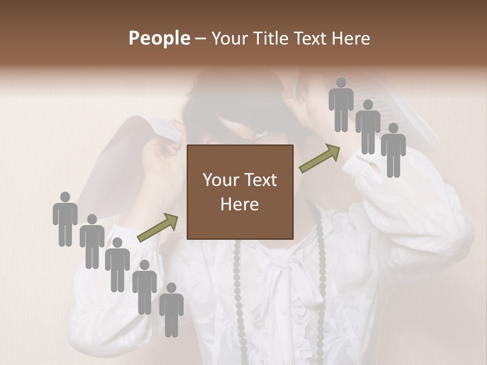 Office Arms Manager PowerPoint Template