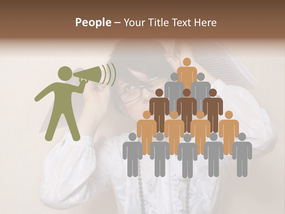 Office Arms Manager PowerPoint Template