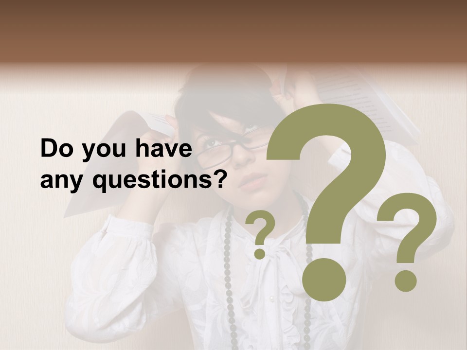 Office Arms Manager PowerPoint Template