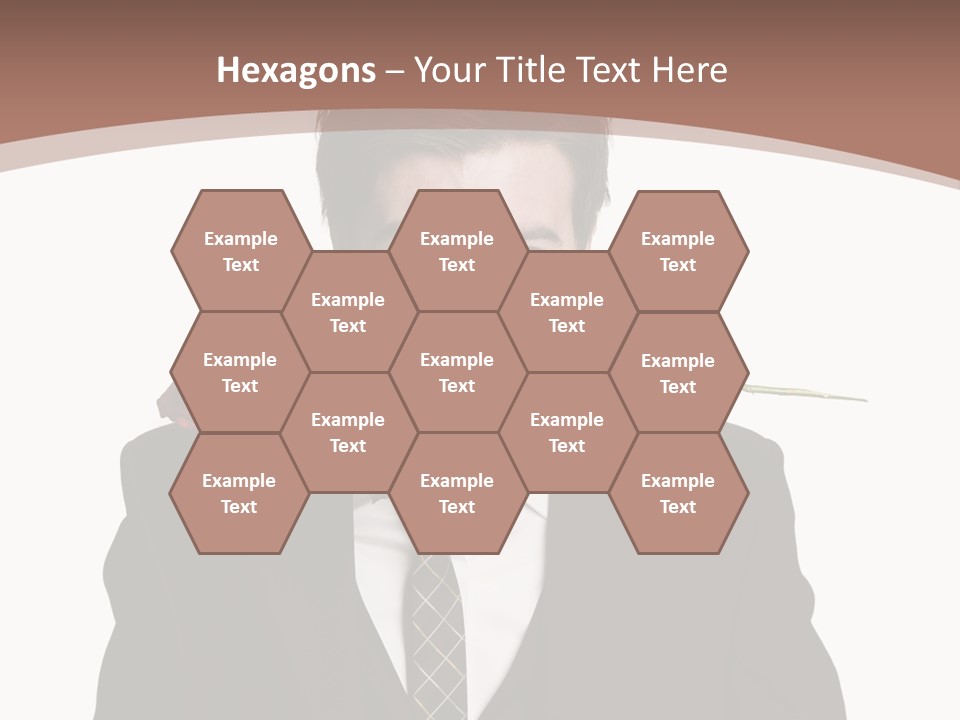 Man With A Rose PowerPoint Template