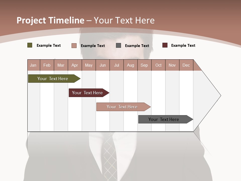 Man With A Rose PowerPoint Template