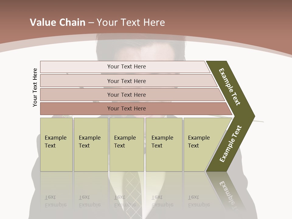 Man With A Rose PowerPoint Template