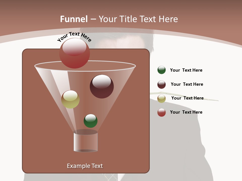 Man With A Rose PowerPoint Template