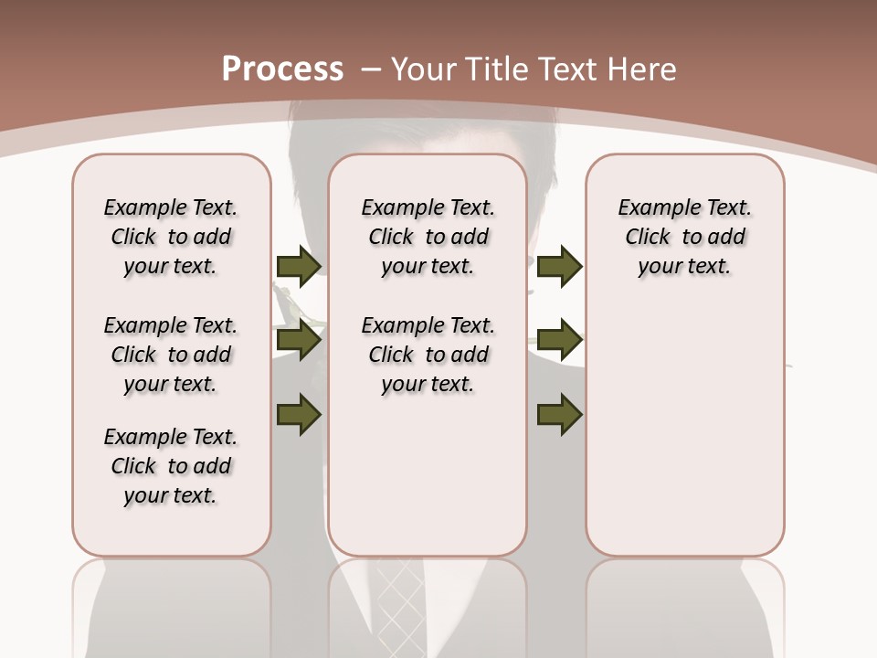 Man With A Rose PowerPoint Template