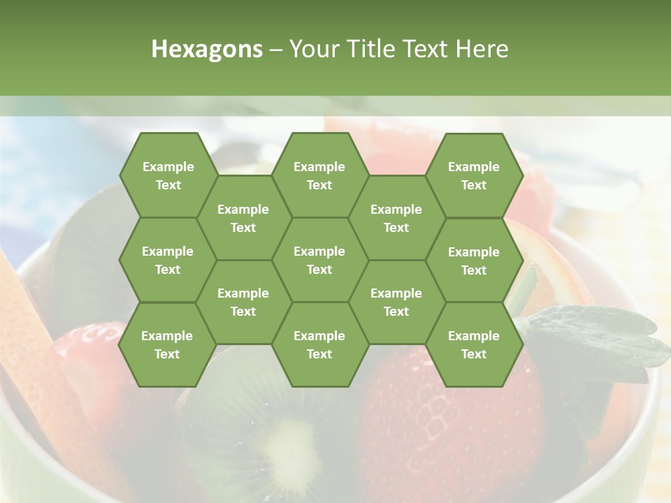 Strawberry Spoon Pomelo PowerPoint Template