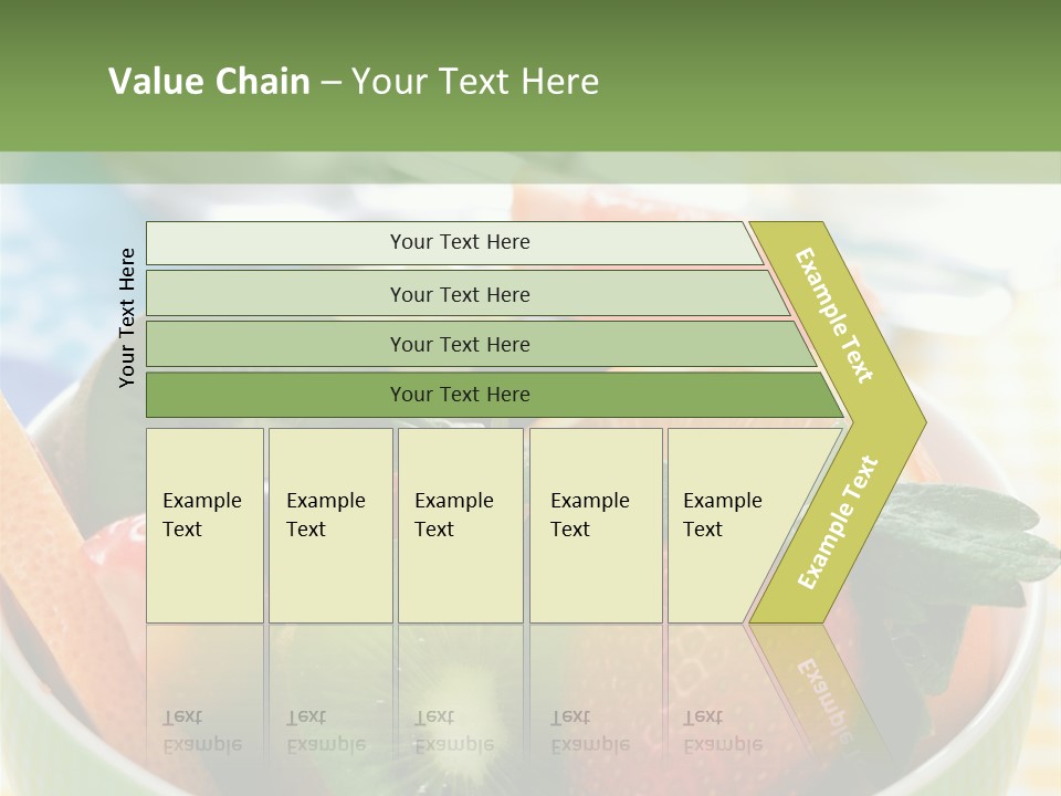 Strawberry Spoon Pomelo PowerPoint Template