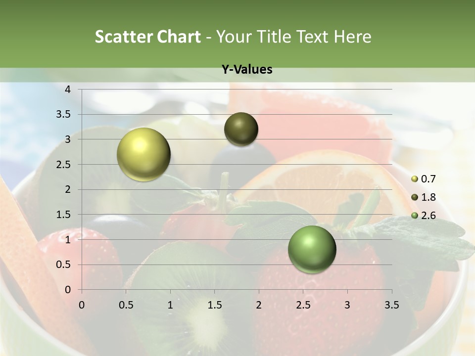 Strawberry Spoon Pomelo PowerPoint Template