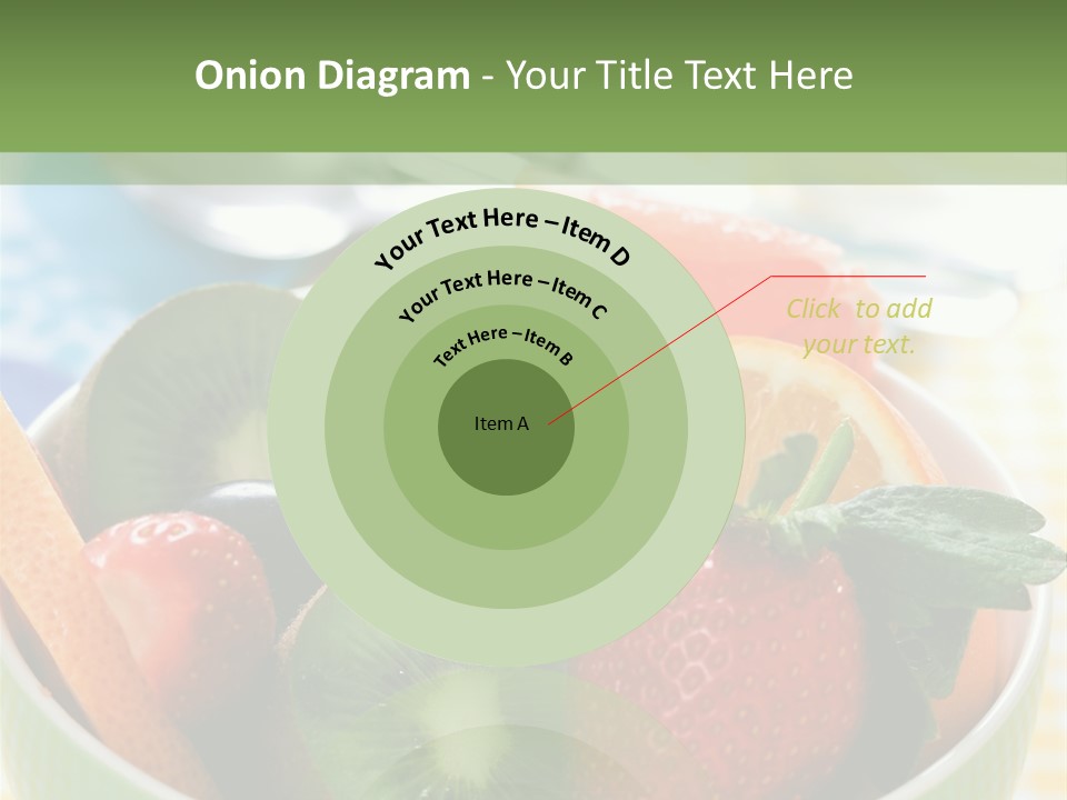 Strawberry Spoon Pomelo PowerPoint Template