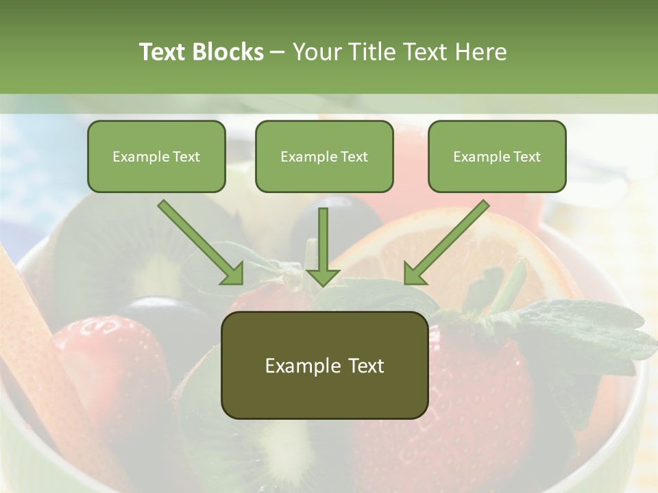 Strawberry Spoon Pomelo PowerPoint Template