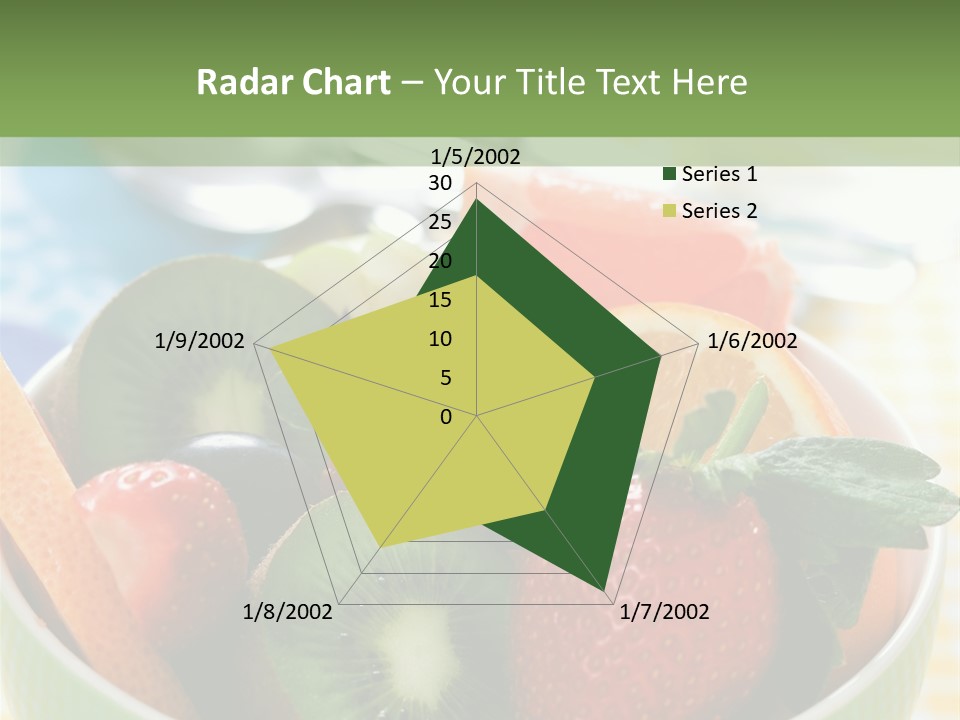 Strawberry Spoon Pomelo PowerPoint Template
