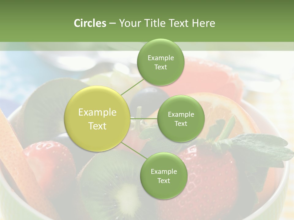 Strawberry Spoon Pomelo PowerPoint Template