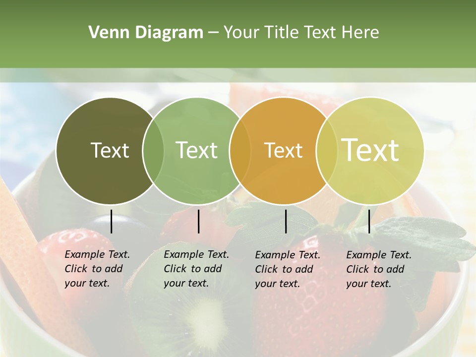 Strawberry Spoon Pomelo PowerPoint Template