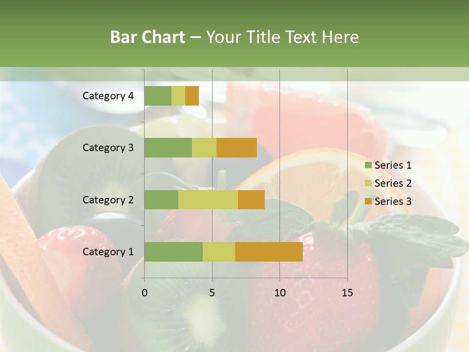 Strawberry Spoon Pomelo PowerPoint Template