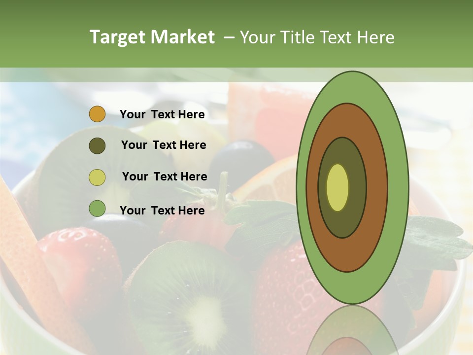 Strawberry Spoon Pomelo PowerPoint Template