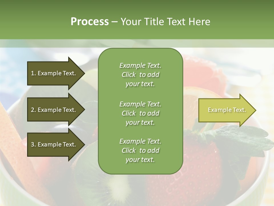 Strawberry Spoon Pomelo PowerPoint Template