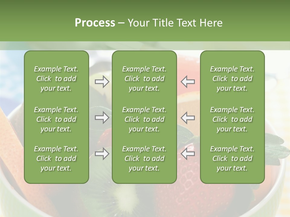 Strawberry Spoon Pomelo PowerPoint Template