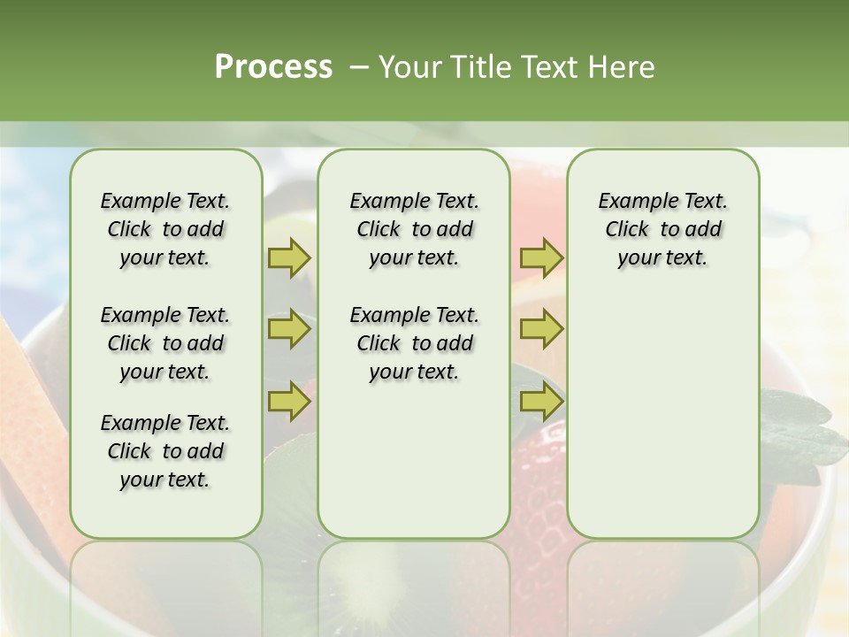 Strawberry Spoon Pomelo PowerPoint Template