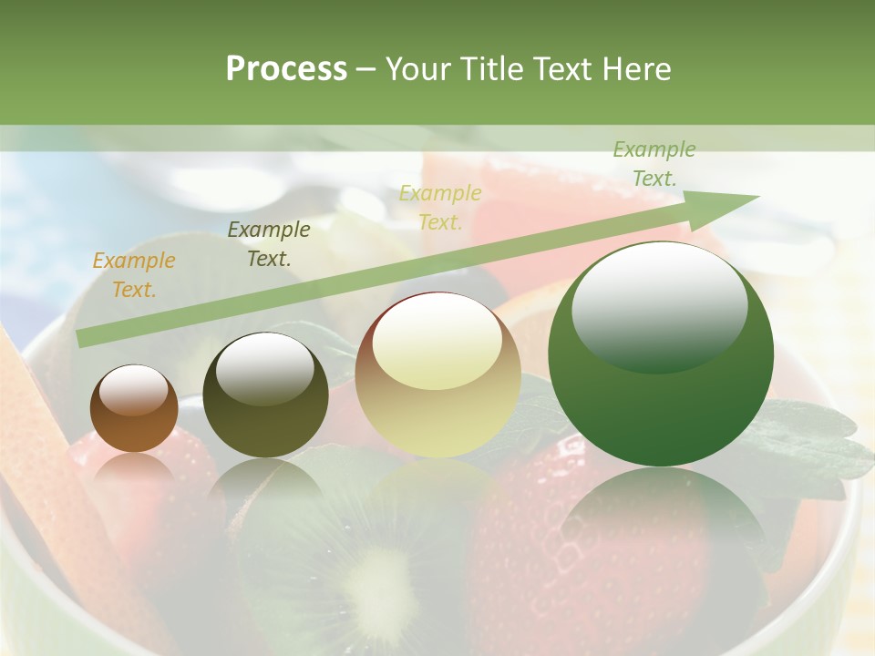 Strawberry Spoon Pomelo PowerPoint Template