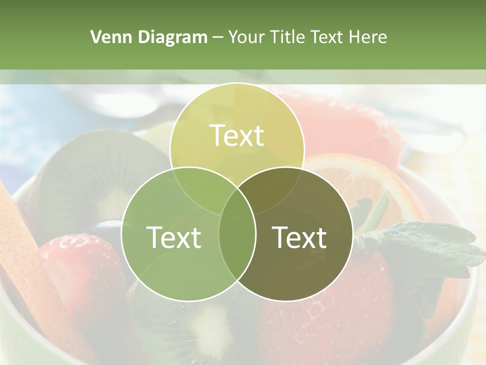 Strawberry Spoon Pomelo PowerPoint Template