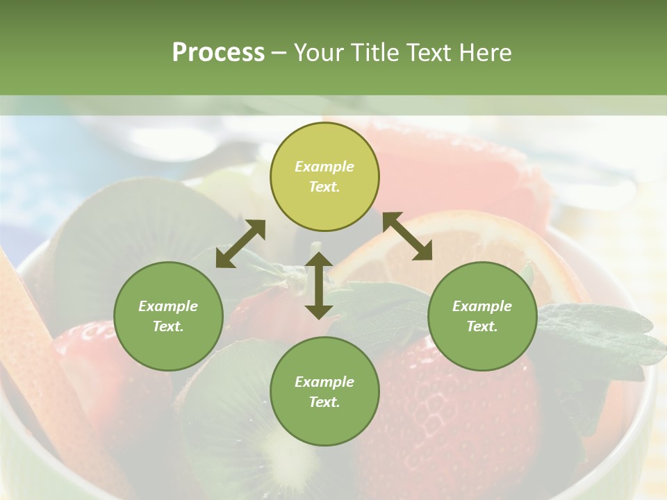 Strawberry Spoon Pomelo PowerPoint Template