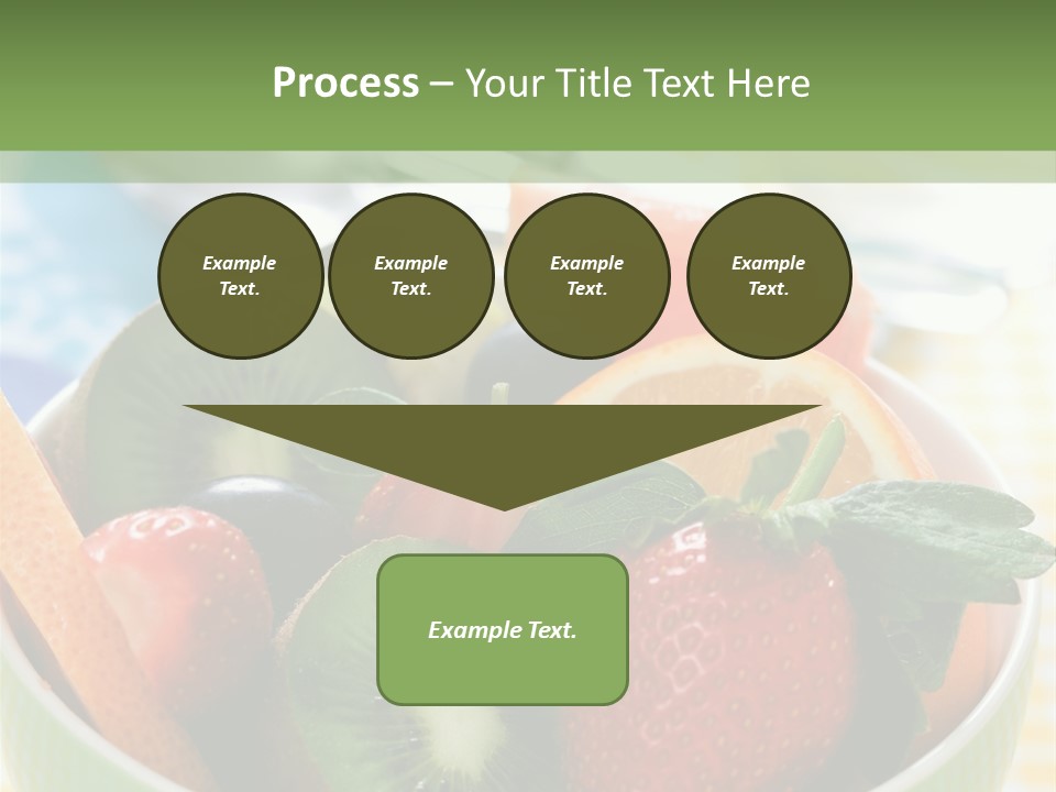 Strawberry Spoon Pomelo PowerPoint Template