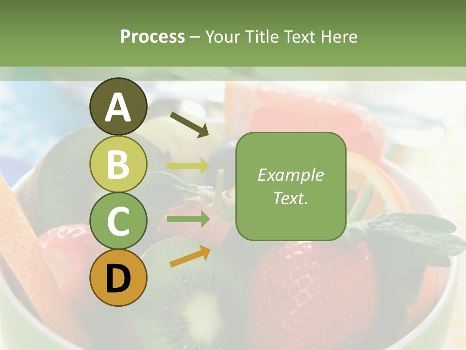 Strawberry Spoon Pomelo PowerPoint Template