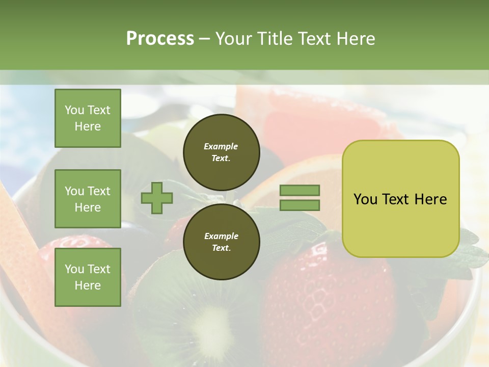Strawberry Spoon Pomelo PowerPoint Template