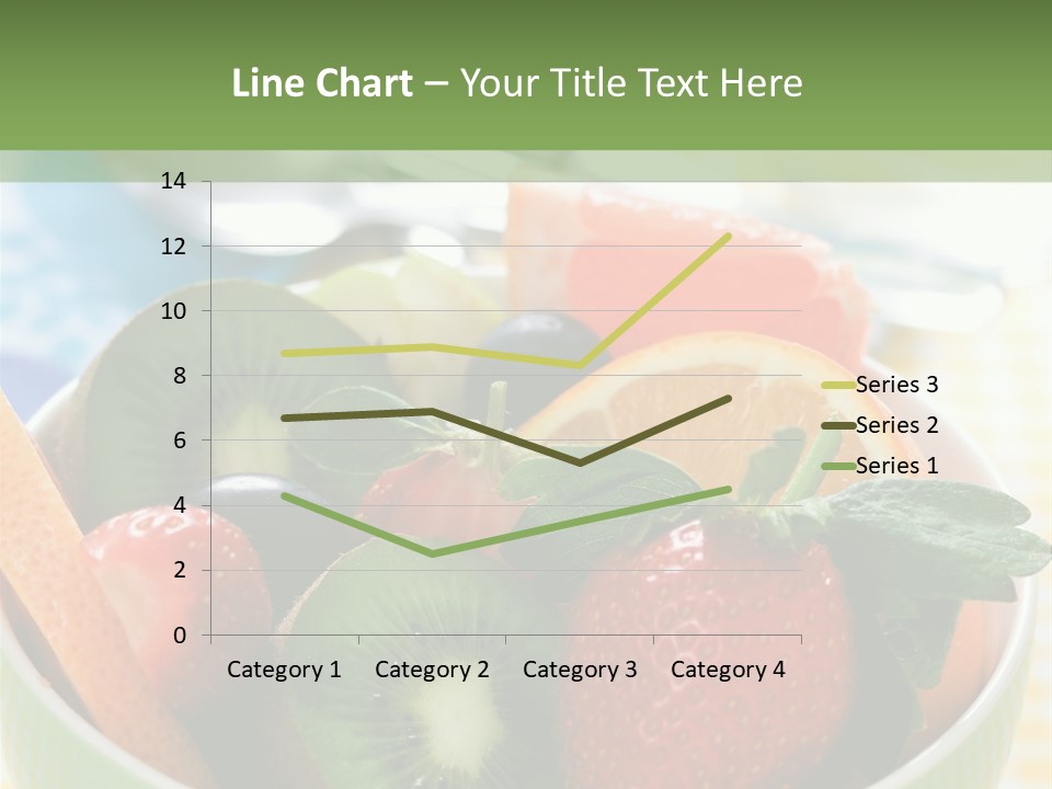 Strawberry Spoon Pomelo PowerPoint Template