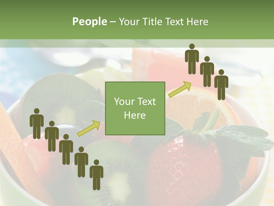 Strawberry Spoon Pomelo PowerPoint Template